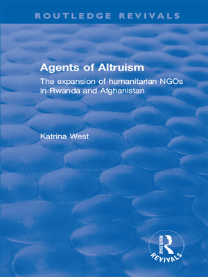 cover image of Agents of Altruism